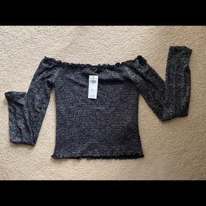 Hollister off the shoulder long sleeve
